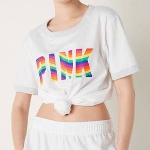 Pink with Pride Campus Crew T-Shirt